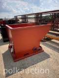 5404-2 CUBIC YARD SELF DUMPING HOPPER W/ FORK POCKETS
