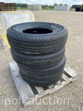 5523-(4) NEW ST235/80R16 RADIAL TRAILER TIRES