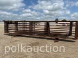 5672-5-CATTLE PANELS (24'W x 66''T) W/ 8' GATE