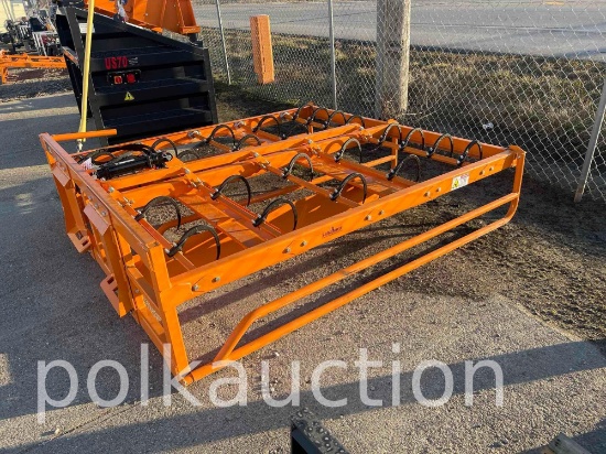 SKID STEER HAY ACCUMULATOR GRAPPLE