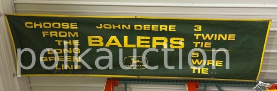 JOHN DEERE BALERS BANNER - 33" x 117"