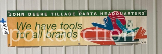 JOHN DEERE BANNER - 18" x 6'