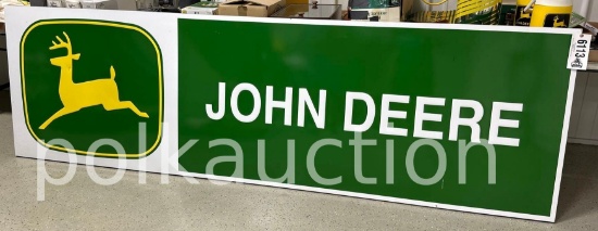 JOHN DEERE SIGN - 36" x 10'  **PICK UP ONLY, NO SHIPPING AVAILABLE**
