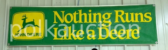 JOHN DEERE BANNER - 20" x 72"