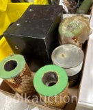 JOHN DEERE OIL CANS, FILTERS & AM RADIO