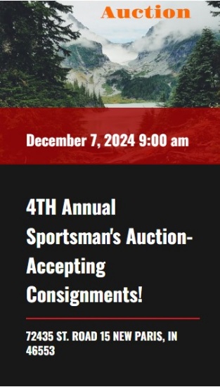 4th ANNUAL OUTDOOR & SPORTSMAN AUCTION