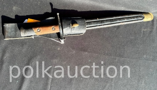 1411-ITALIAN BAYONET w/SHEATH