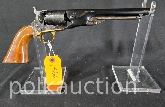 1562-NAVY ARMS CO. MODEL 1860 (SN# 5627) PERCUSSION REVOLVER .44 CAL