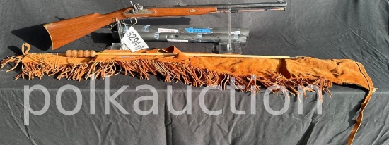 5294-THOMPSON CENTER PERCUSSION RIFLE 45/32 CAL (SN#   15806)