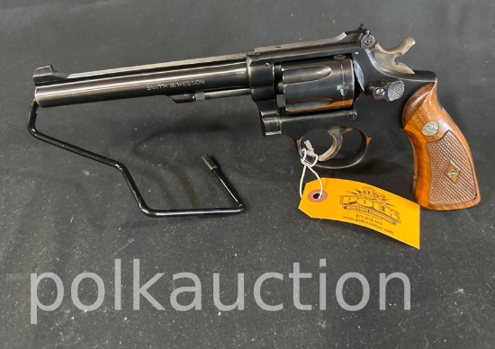 849-SMITH & WESSON 14K FRAMED TARGET REVOLVER .22 LR (SN#   K106547)