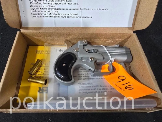 916-OLD WEST BIG BORE PISTOL 38SPL (SN#  001940)