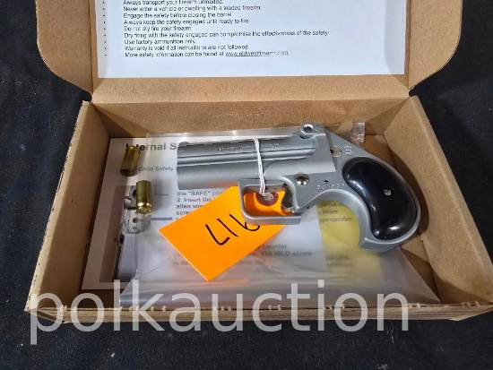 917-OLD WEST BIG BORE O/U DERRINGER PISTOL 9mm (SN#  001963)