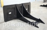 SKIDSTEER ROCK DIGGER STUMP BUCKET