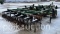 284 - JOHN DEERE 9 - SHANK CHISEL PLOW  -  10'