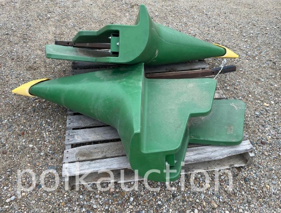269 - (2) JOHN DEERE POLY HEAD SNOUTS