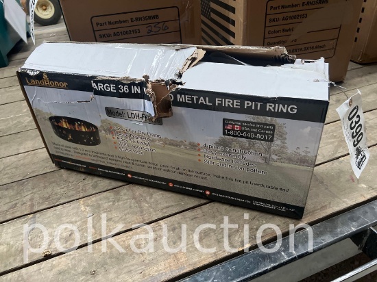 399 - 36" ROUND METAL FIRE PIT RING
