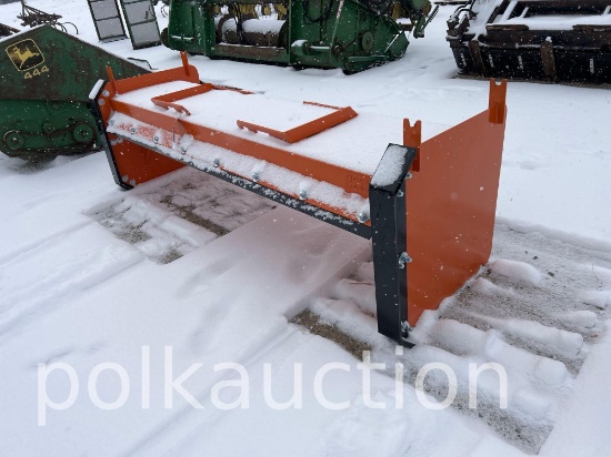 692 - 96" SNOW PUSHER WITH STEEL BLADES