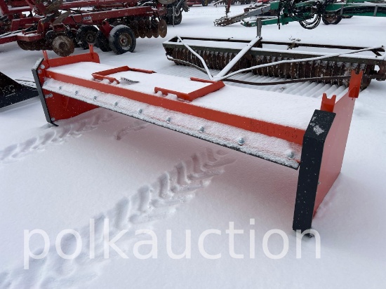 695 - 120" SNOW PUSHER WITH STEEL BLADES