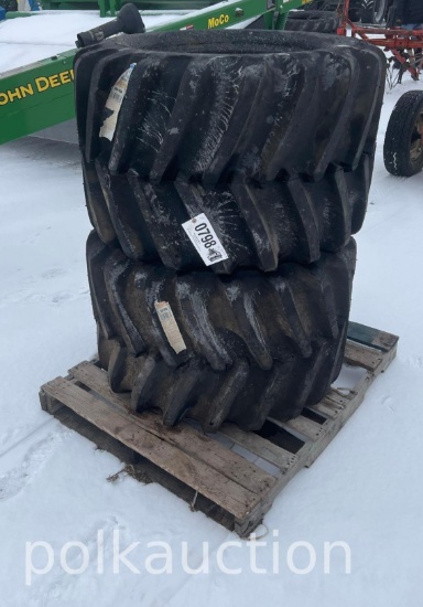 798 - (2) NEW FIRESTONE 42x25 - 20 23 DEGREE TIRES
