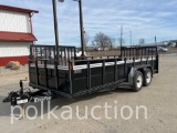 1048 - (2022) CORNPRO 18' TRAILER (VIN# 4MJUB1828NE080809)