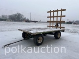 487 - HAY WAGON ON JOHN DEERE GEAR
