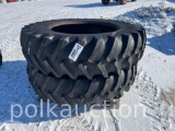 905 - (2) FIRESTONE 18.4-38 TIRES AND TUBES