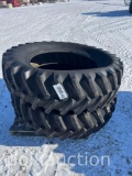 906 - (2) FIRESTONE 18.4-38 TIRES AND TUBES