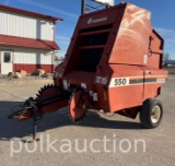 980 - HESSTON 550 ROUND BALER