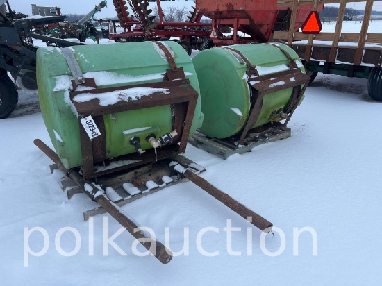 729 - 250 GALLON SADDLE TANKS