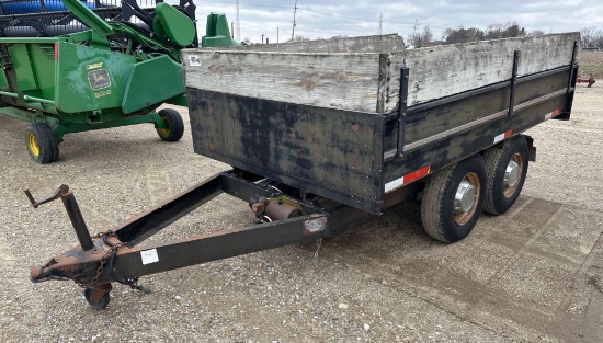 9605 - BIG TEX DUAL AXLE TRAILER (VIN# 16VDB102XJ1317583)