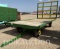 9449 - 16' x 8' FLAT HAY WAGON ON GEAR
