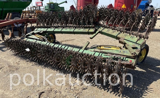 10016 - JD 400 12-ROW 3PT FOLDING ROTARY HOE - 30'