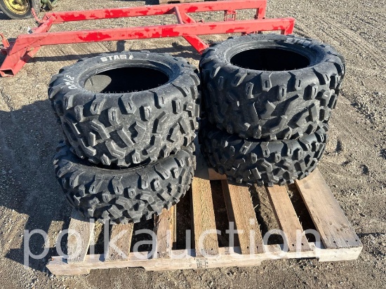 8720 - (4) STAG SxS TIRES
