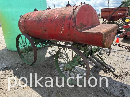 9219 - STANDARD OIL WATER WAGON- STEEL WHEELED
