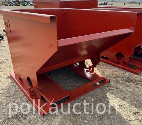 9655 - 2.0 CY. SELF DUMPING HOPPER WITH FORK POCKETS