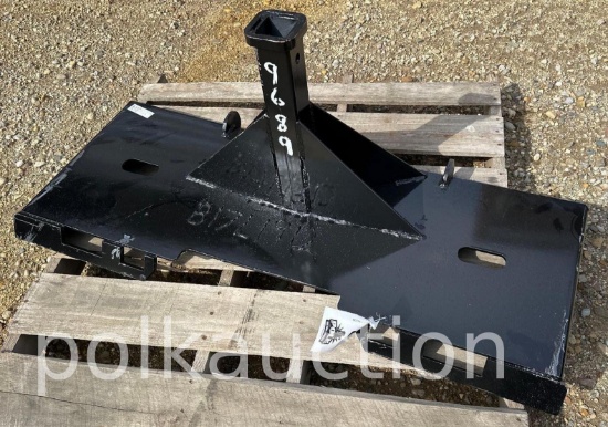 9689 - SKIDSTEER 2" HITCH RECEIVER