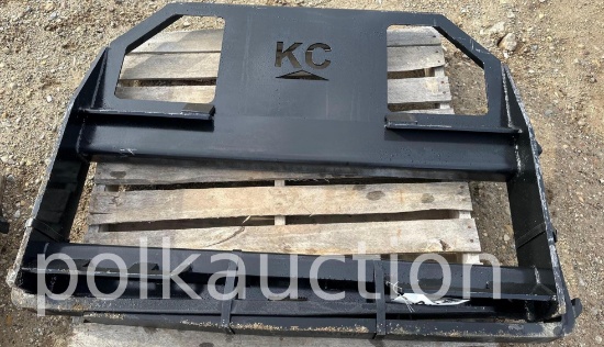 9696 - 45" SKIDSTEER FORK FRAME w/ 42" FORKS