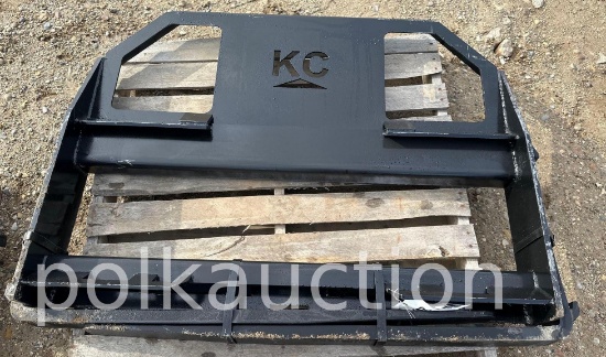 9699 - 45" SKIDSTEER FORK FRAME w/ 42" FORKS
