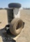 10777 - (2)TIRES, MOWER ENGINE, HARDWARE, ETC.