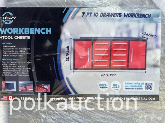 10622 - 7' WORKBENCH TOOLBOX