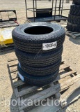 10636 - (4) NEW ST205/75R15 RADIAL TRAILER TIRES