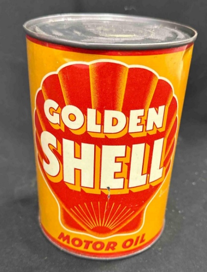 GOLDEN SHELL QUART CAN - EMPTY