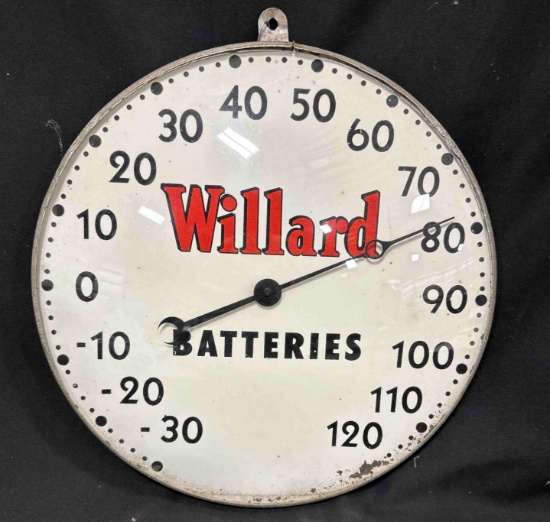 WILLARD BATTERIES THERMOMETER - 12"