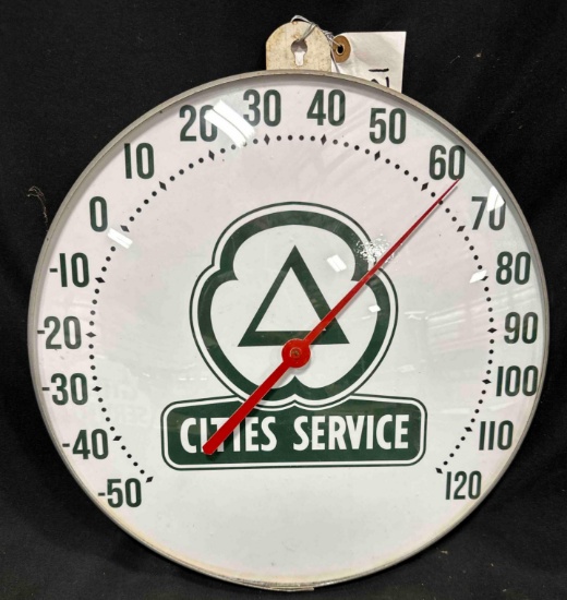 CITIES SERVICE THERMOMETER - 12"