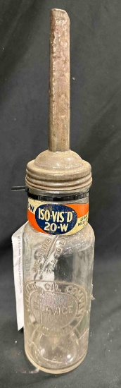 STANDARD GLASS QUART OIL BOTTLE