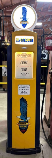 BENNETT MODEL 541 RICHFIELD GAS PUMP - REPOP GLOBE - 90"