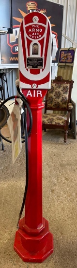 ARNO MODEL 40D AIR METER - w/ REDONE WOODEN BASE - 58"