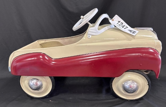 MAROON & CREAM MURRAY PEDAL CAR