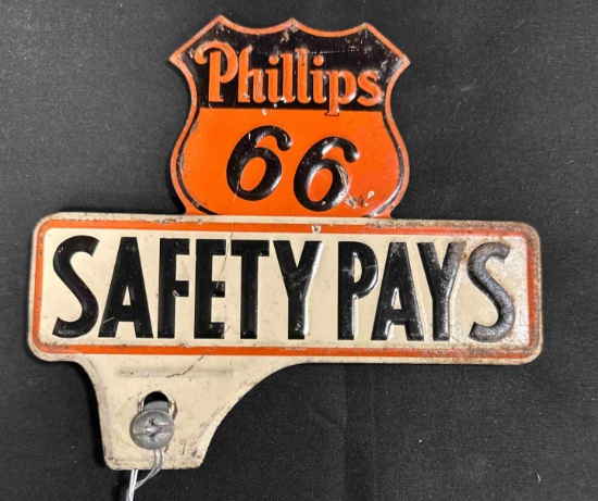 PHILLIPS 66 SAFETY PAYS TOPPER - 6" x 4.5"