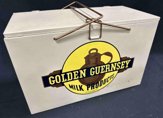 GOLDEN GUERNSEY MILK PRODUCTS MILK COOLER - 17" x 8.25" x 11"